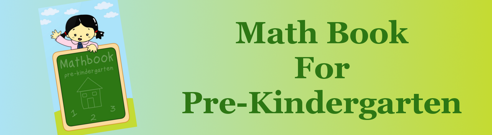 Math Book For Pre-Kindergarten